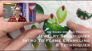 Intro to Enameling 8 simple techniques [upl. by Aileek]