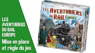 Jeu de société les Aventuriers du Rail Europe [upl. by Jamima679]