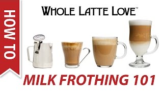 Milk Frothing for Beginners [upl. by Artemas258]