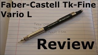 FaberCastell TkFine Vario L Review [upl. by Naillij]