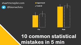 Ten Statistical Mistakes in 5 Min [upl. by Junette]