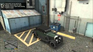 GTA V FIB Heist Decent Getaway Vehicle Location Check Description [upl. by Aicenek198]