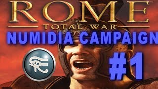 Rome Total War Numidia Campaign 1 [upl. by Olgnaed]