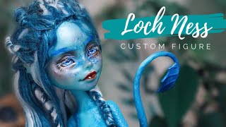 LOCH NESS CUSTOM FIGURE🌊  Doll Repaint  etellan [upl. by Dihgirb]