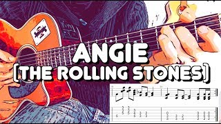 The Rolling Stones ANGIE  TUTO Guitare Cover Keith Richards Confin Jour 8 [upl. by Thibaud714]