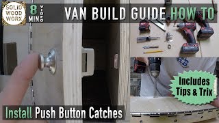 Push Button Catch Installation Video [upl. by Lilas]