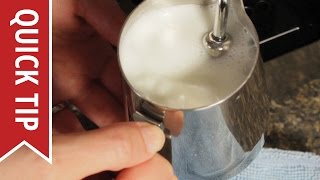 How to AutoFroth Milk for Lattes [upl. by Gimpel]