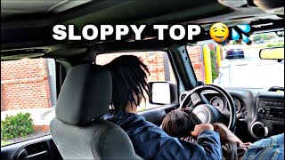 GETTING HEAD IN DRIVE THROUGH PRANK🤭💦 [upl. by Hernardo632]