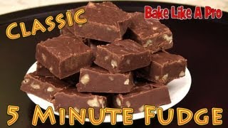 Classic 5 Minute Fudge Recipe [upl. by Zacharia307]