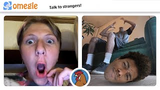 Falling Head JUMPSCARE PRANK on Omegle [upl. by Demeyer558]