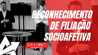 DIREITO DE FAMÍLIA Reconhecimento de filiação socioafetiva [upl. by Emee545]