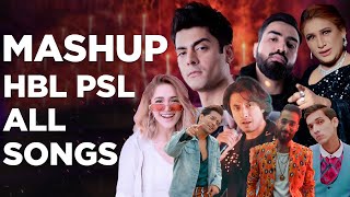 Mashup  All HBL PSL Songs  Audio amp Video  HDMI2 [upl. by Adlez]