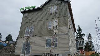 Professional Exterior House Painting FAST Airless Spray [upl. by Dinerman653]