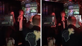 Lewis Capaldi Spotted In Karaoke Bar [upl. by Nahor206]