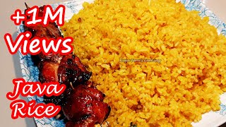 HOW TO COOK THE EASIEST JAVA RICE RECIPE  BETTER THAN TAKE OUT [upl. by Eerrahs]