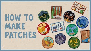 How to Make a Custom Patch  DIY  Beginner Friendly [upl. by Zimmermann]