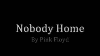 Pink Floyd  Nobody Home With Lyrics [upl. by Aikimat]