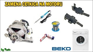 Zamena cektica na motoru ves masine BEKO [upl. by Nilyac]