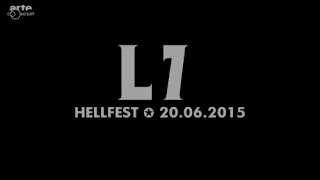 L7 Live In Hellfest 2015 [upl. by Krein169]