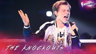 The Knockouts Josh Richards sings One Last Time  The Voice Australia 2018 [upl. by Ainecey]