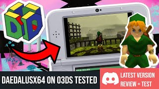 DAEDALUS X64 3DS RELEASED RUN N64 ROMS ON 3DS 1114 CFW [upl. by Duke476]