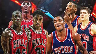 1989 NBA Eastern Conference Finals Detroit Pistons vs Chicago Bulls Full Series Highlights [upl. by Knox]