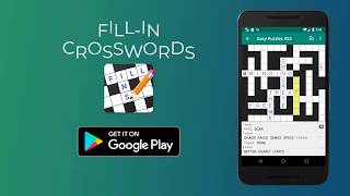 FillIn Crosswords  Word game on Google Play [upl. by Iarahs]