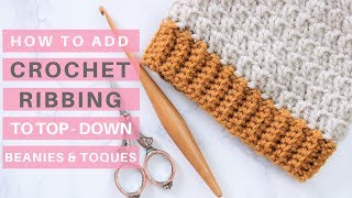 Crochet Ribbing Tutorial Video Tutorial amp Pattern Ideas [upl. by Anij317]