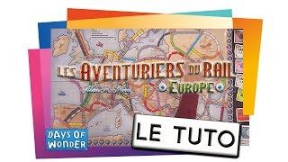 Les aventuriers du rail  présentation amp règles [upl. by Jackie]