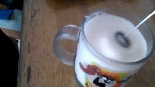 Aerolatte Review Frothing Cold Milk In Under 1 Minute [upl. by Airotnahs]