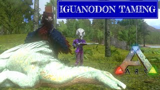 NEW IGUANODON TAMING AND BREEDING  Ark Survival Evolved [upl. by Leidba]